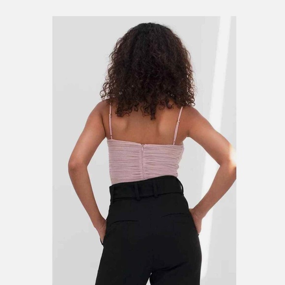 Ten by Babaton blush mesh size small Luxor tank camisole. - Picture 2 of 7